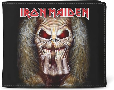 IRON MAIDEN MIDDLE FINGER (PREMIUM WALLET) - ROCKSAX