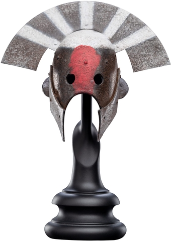 WETA Workshop Mini Prop Replica - The Lord of the Rings Trilogy Uruk-Hai Captain Helm 1:4 Scale