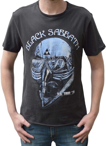 BLACK SABBATH 78 TOUR AMPLIFIED VINTAGE CHARCOAL LARGE T SHIRT