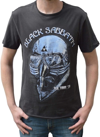 BLACK SABBATH 78 TOUR AMPLIFIED VINTAGE CHARCOAL XX LARGE T SHIRT