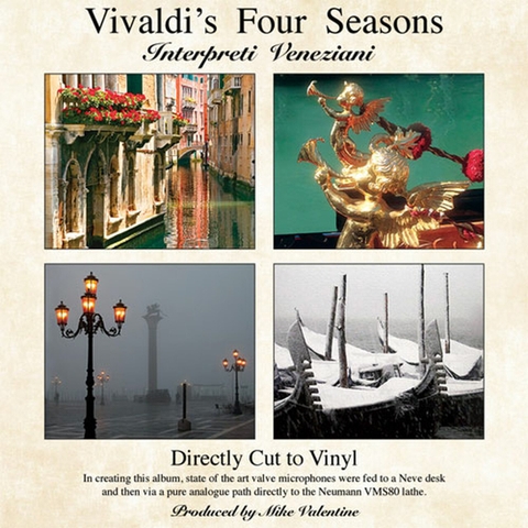 vinyl Interpreti Veneziani Chamber Orchestra - Vivaldi The Four Seasons ( Direct cut to vinyl)