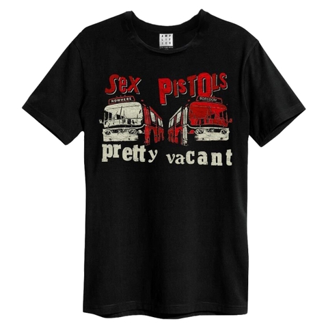SEX PISTOLS - PRETTY VACANT AMPLIFIED LARGE VINTAGE BLACK T SHIRT