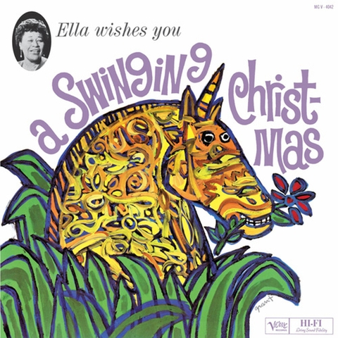 vinyl  Ella Fitzgerald - Ella Wishes You A Swinging Christmas