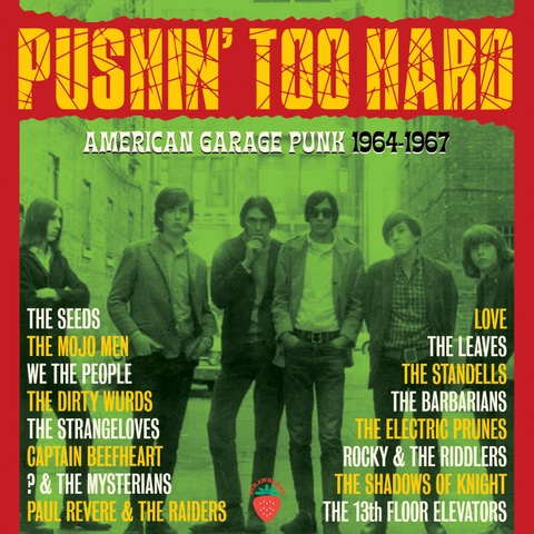 CD VARIOUS ARTISTS - PUSHIN' TOO HARD - AMERICAN GARAGE PUNK 1964-1967 (3CD CLAMSHELL