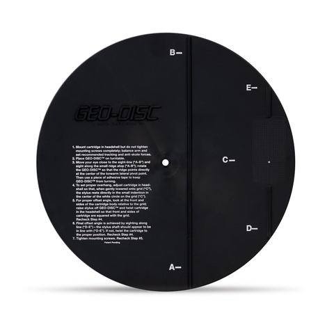 Mobile Fidelity Geo-Disc Cartridge Alignment Disc