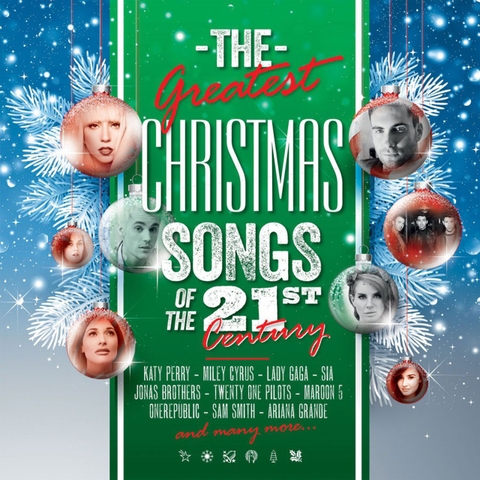 Greatest Christmas Songs of the 21st Century 180g Import 2LP (White and Red Vinyl)