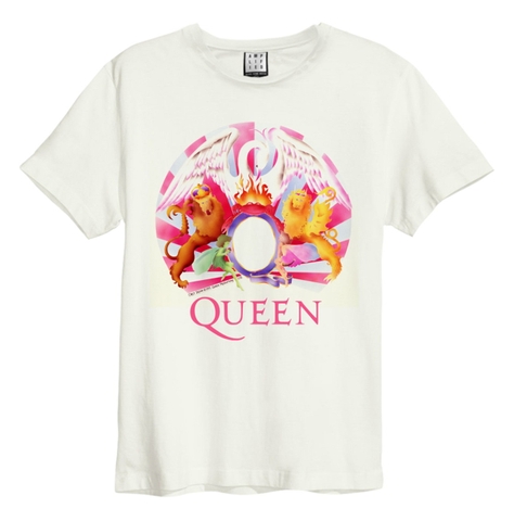 QUEEN - NIGHT AT THE OPERA CREST AMPLIFIED VINTAGE WHITE X LARGE