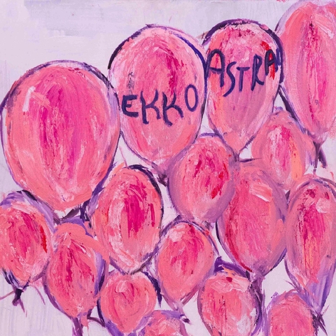 Ekko Astral - pink balloons LP (Blue & Pink Vinyl)