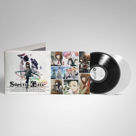 Takeshi Abo Steins;Gate (Official Soundtrack) 2LP (Black & White Vinyl)