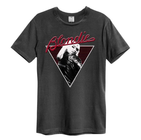 BLONDIE - BLONDIE 74 AMPLIFIED XX LARGE VINTAGE CHARCOAL T SHIRT
