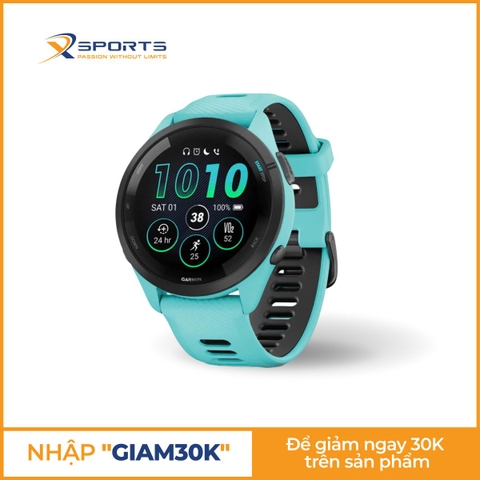 GARMIN FORERUNNER 265: ĐỒNG HÀNH HOÀN HẢO CHO MỌI NGƯỜI CHẠY BỘ