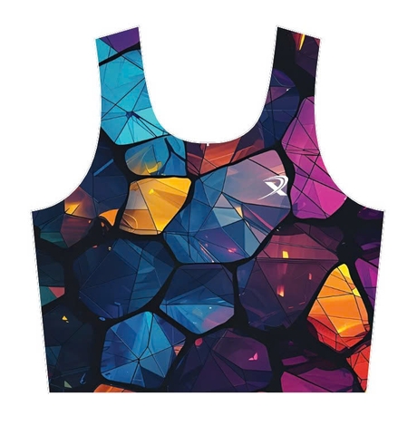 ÁO CHẠY BỘ CROP TOP LỬA PHA LÊ DÀNH CHO NỮ MS371