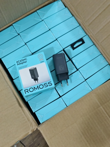 [Instock] CỦ SẠC ROMOSS 65W 2C+ 1A (Kho đối tác)