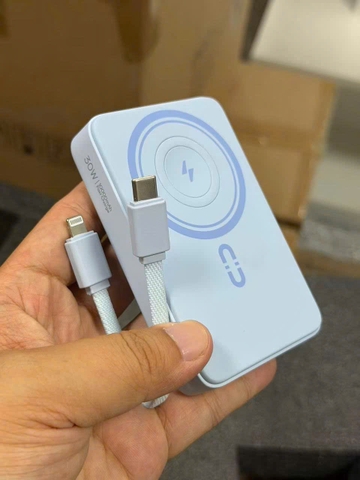 [Instock] PIN DỰ PHÒNG ROMOSS MAGSAFE 10.000MAH 30W, SẠC ĐƯỢC IPOD, SMARTWATCH (Kho đối tác)