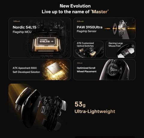 [Order] Chuột gaming ATK A9 Lightweight - Đã đóng ngày 14/10/2025