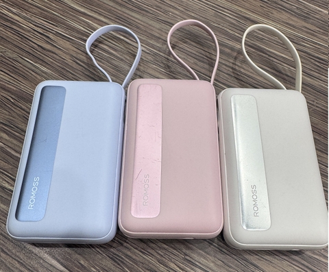 [Instock] Sạc dự phòng Romoss 10.000-20.000mAh -22.5w, hàng bỏ mã, có lỗi ngoại quan(Kho đối tác)