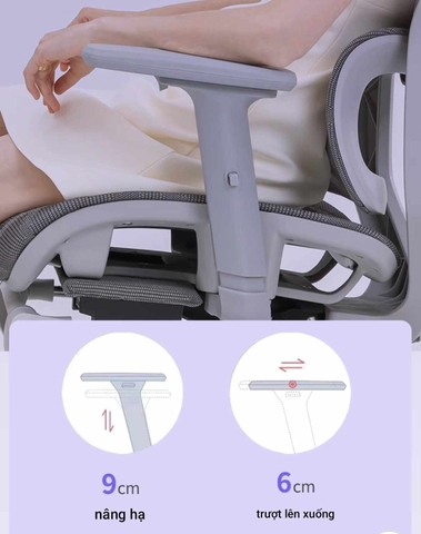 Ghế công thái học ZTRA SG009