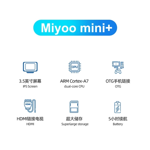 Máy chơi game cổ điên Retro Miyoo Mini Plus