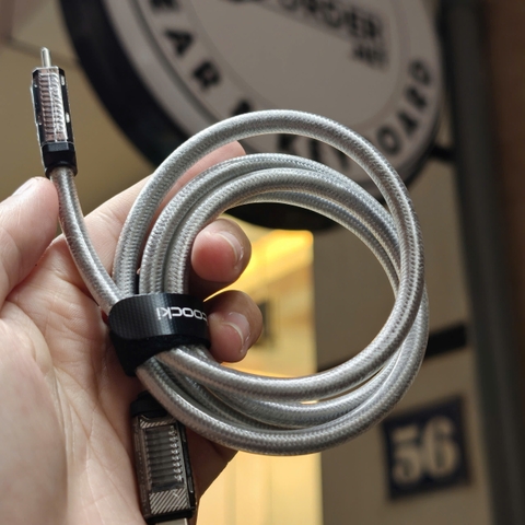 [Instock] Dây Toocki C-C bọc dù 100w, có màn hiển thị công suất