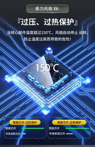 [Instock] Quạt Turbo mini X6