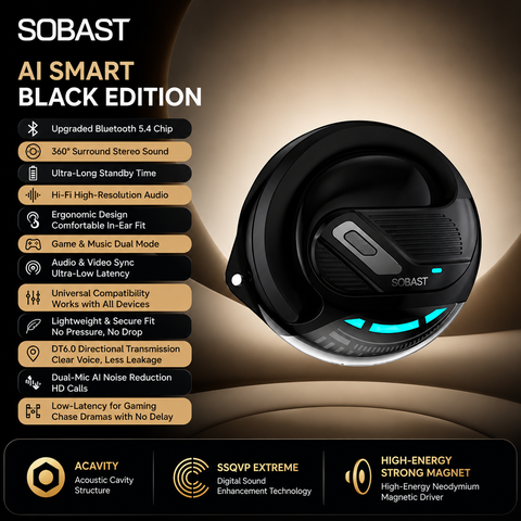 [Instock] Tai nghe dịch thuật Bluetooth T26, có AI (Kho đối tác)