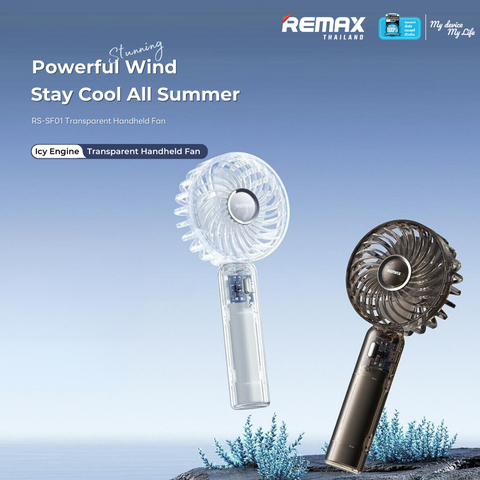 [Instock] Quạt cầm tay Remax RS-SF01 (Combo 2 cái)