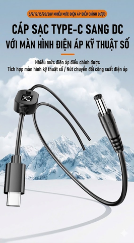 [ Order ] Cable chuyển nguồn C to DC