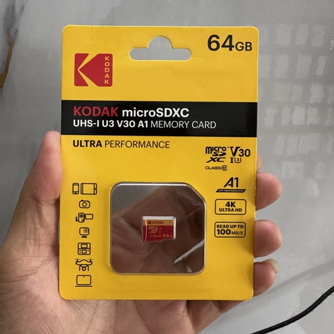 [Instock] THẺ NHỚ KODAK 64GB, BẢO HÀNH 12 THÁNG (Kho đối tác)
