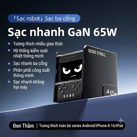 [Order] Củ sạc GaN Gecko Stroll 67w - Đã đóng ngày 07/08/2026