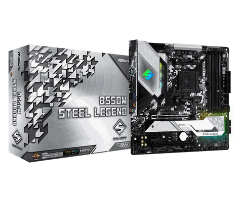 MAINBOARD ASROCK B550M STEEL LEGEND