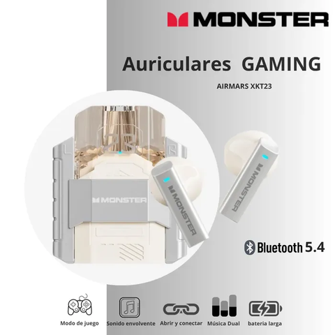 [Order] TAI NGHE BLUTOOTH 5.4 MONSTER AIRMARS XKT23 (GIAO MÀU NGẪU NHIÊN SAU NGÀY 15-20/05/2026)