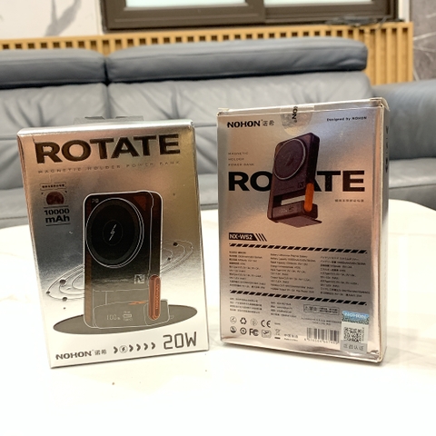 [Instock] PIN DỰ PHÒNG NOHON ROTATE 10.000MAH (CÓ MAGSAFE, KIÊM ĐẾ DỰNG ĐIỆN THOẠI)