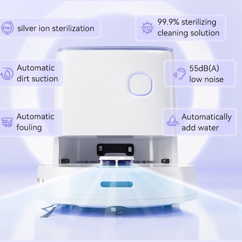 [Instock] Robot INXNI U1 PRO - Hút bụi, lau nhà, tự giặt giẻ - Có Tiếng Việt (Kho đối tác)