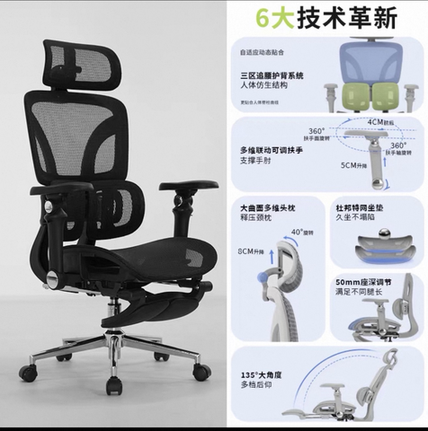 [Order] Ghế công thái học Saigu SG-027