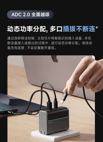 Sạc Cuktech 120W 2C/1A - Đã đóng ngày 19/05/2025