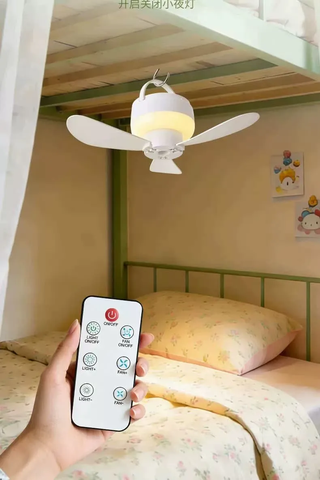 [Order] Quạt tích điện kiêm đèn dạng treo