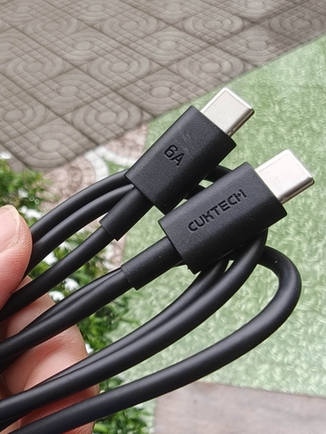 [Instock] CÁP CUKTECH C-C 240W - 6A DÀI 1 MÉT, NOBOX (Kho đối tác)