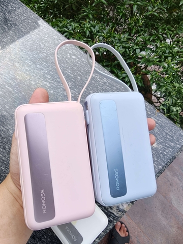 [Thanh lý] PIN ROMOSS 20.000MAH 22.5W KÈM 2 CÁP C+L (Kho đối tác)