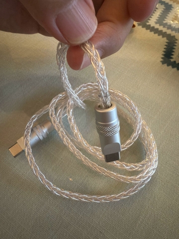 [Instock] Cáp sạc Custom bện bằng sợi Audio