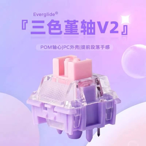Switch công tắc bàn phím cơ Everglide Wild Pansy V2