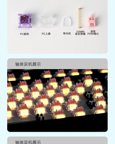 Switch công tắc bàn phím cơ Everglide Wild Pansy V2