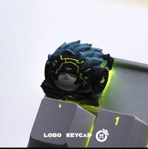 Lobo Artisan Keycap Demon New