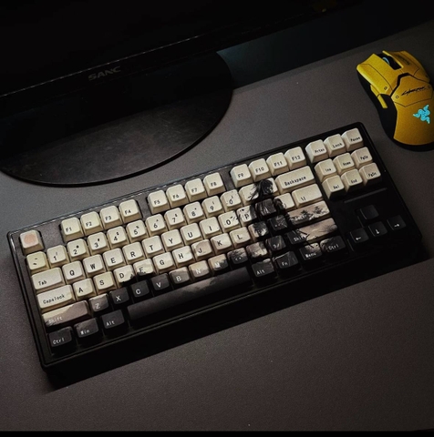 Keycap phím cơ Samurai/Khăn trải bàn tuổi thơ