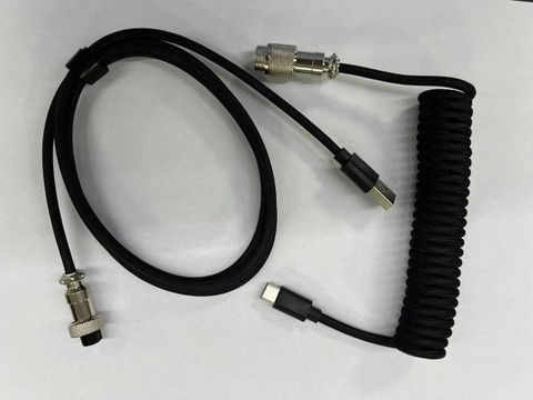 Dây cáp xoắn bàn phím cơ bọc dù