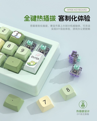 Numpad có núm layout ngang 3 mode