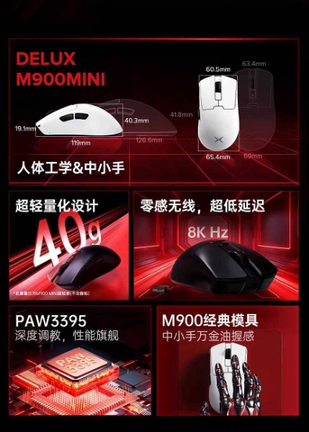 [Order] Delux M900 mini Series - Đã đóng ngày 27/05/2025