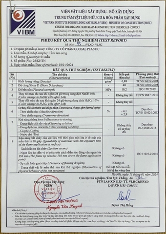 LAM 5 sóng thấp PVC GB5011