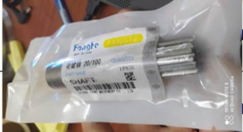 Trục máy cầy 20x100mm ; 14 then