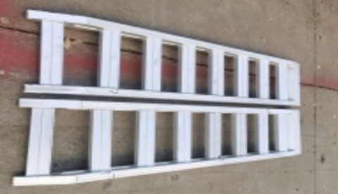 Thang nhôm 280cm*43cm*14.5cm Cân nặng 53kg