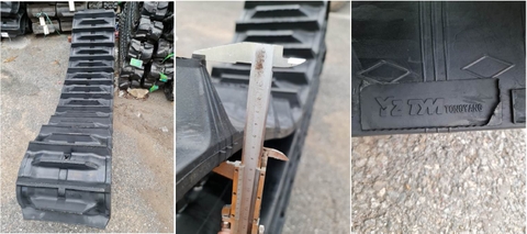 (HT) Xích cao su 500x90NSx53 (DC70) - TYM  Vấu cân 8,2cm